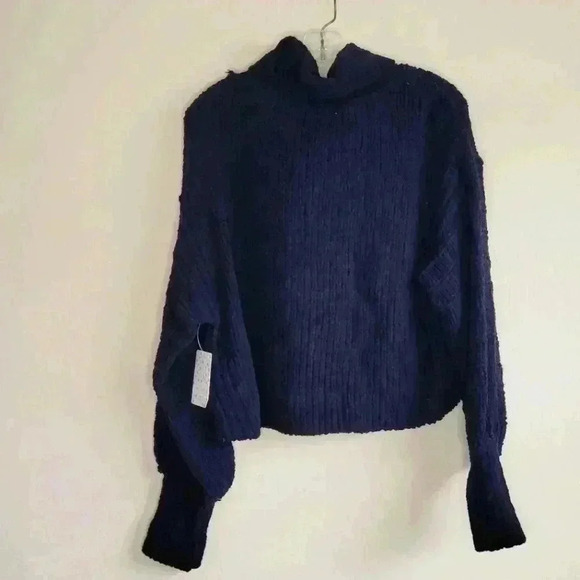 Free People Be Yours Pullover Sweater In Black extra small NWT - Picture 6 of 13